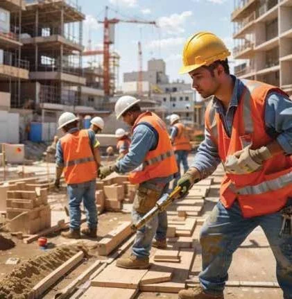 Illustrative skilled site teams